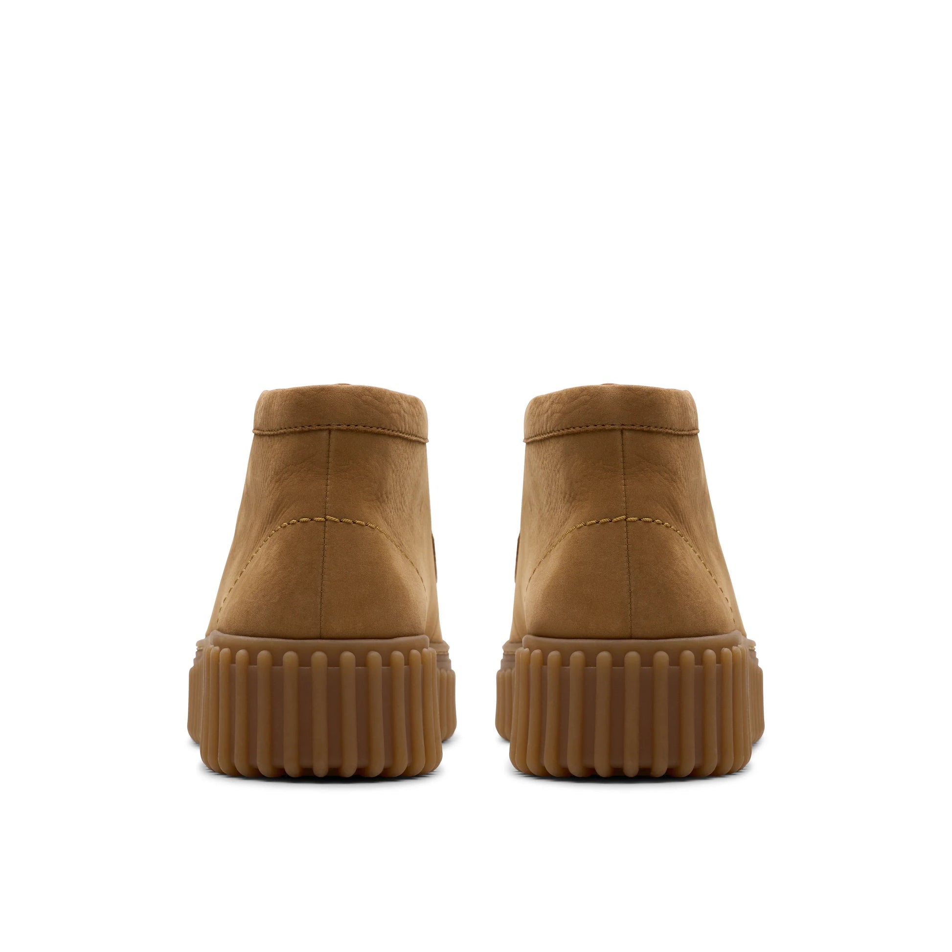 Clarks 品牌的女士靴子,米色 Torhill Moss Light Tan Nubuck 款式。