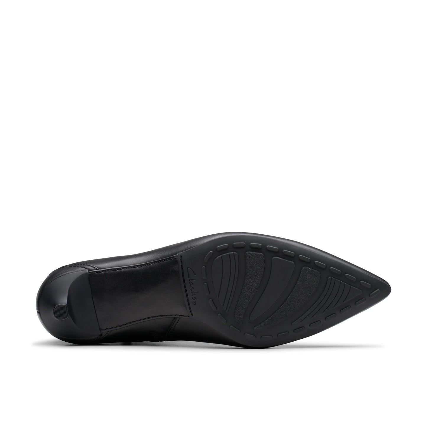 Botines De La Marca Clarks Para Mujer Modelo Adela Up Black Leather En Color Negro