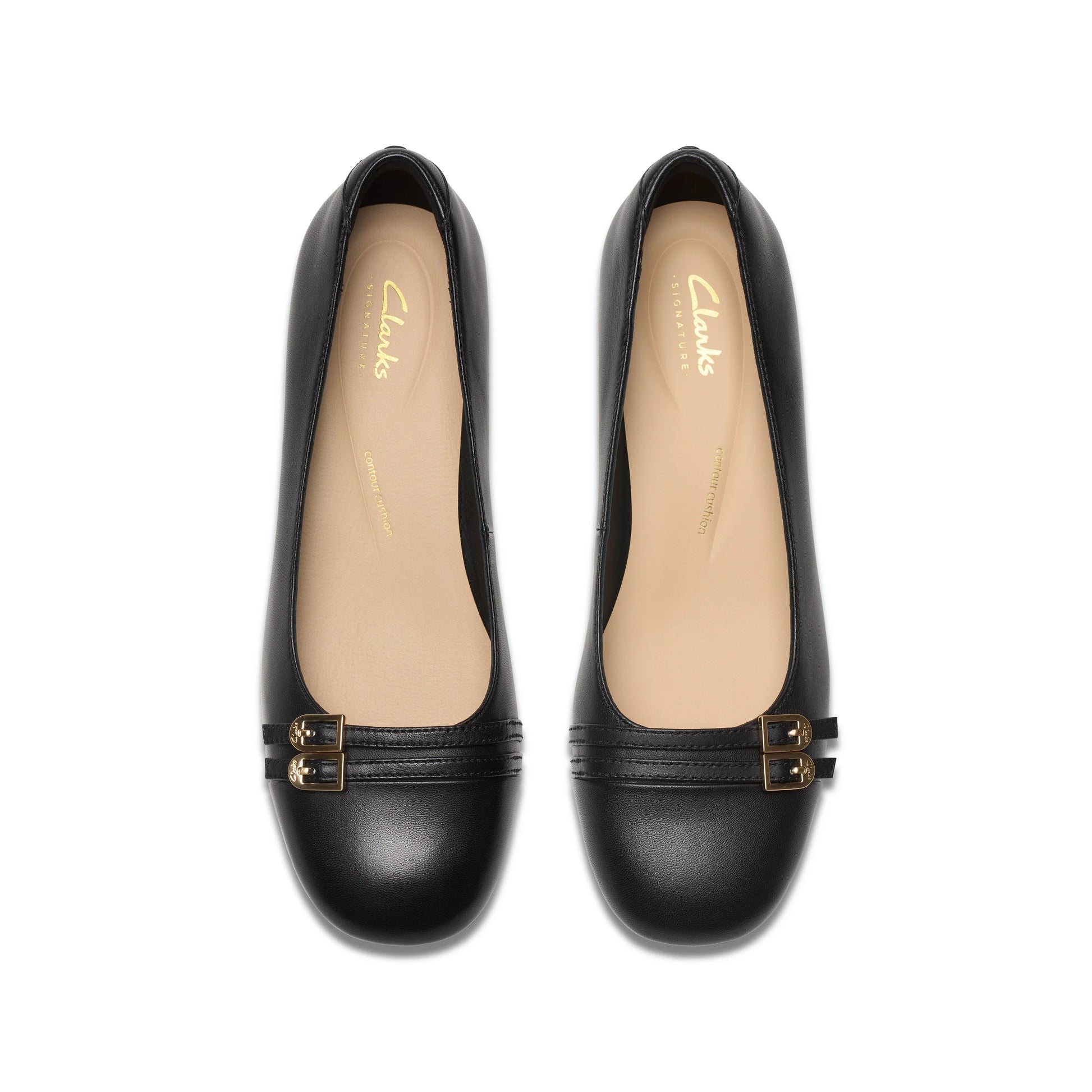 Clarks 女士正装鞋,型号 daiss30,黑色皮革,黑色