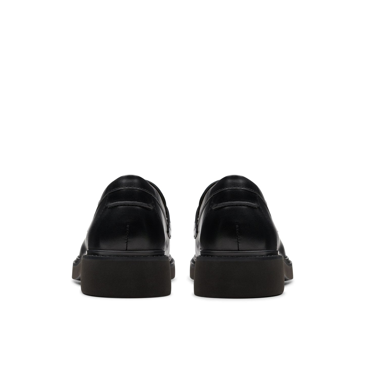 Mocasines De La Marca Clarks Para Mujer Modelo Splend Edge Black Leather En Color Negro