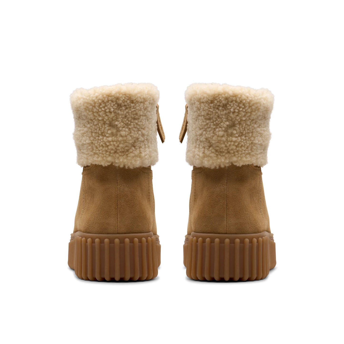 Botas De La Marca Clarks Para Mujer Modelo Torhill Turn Light Tan Wlined En Color Beige