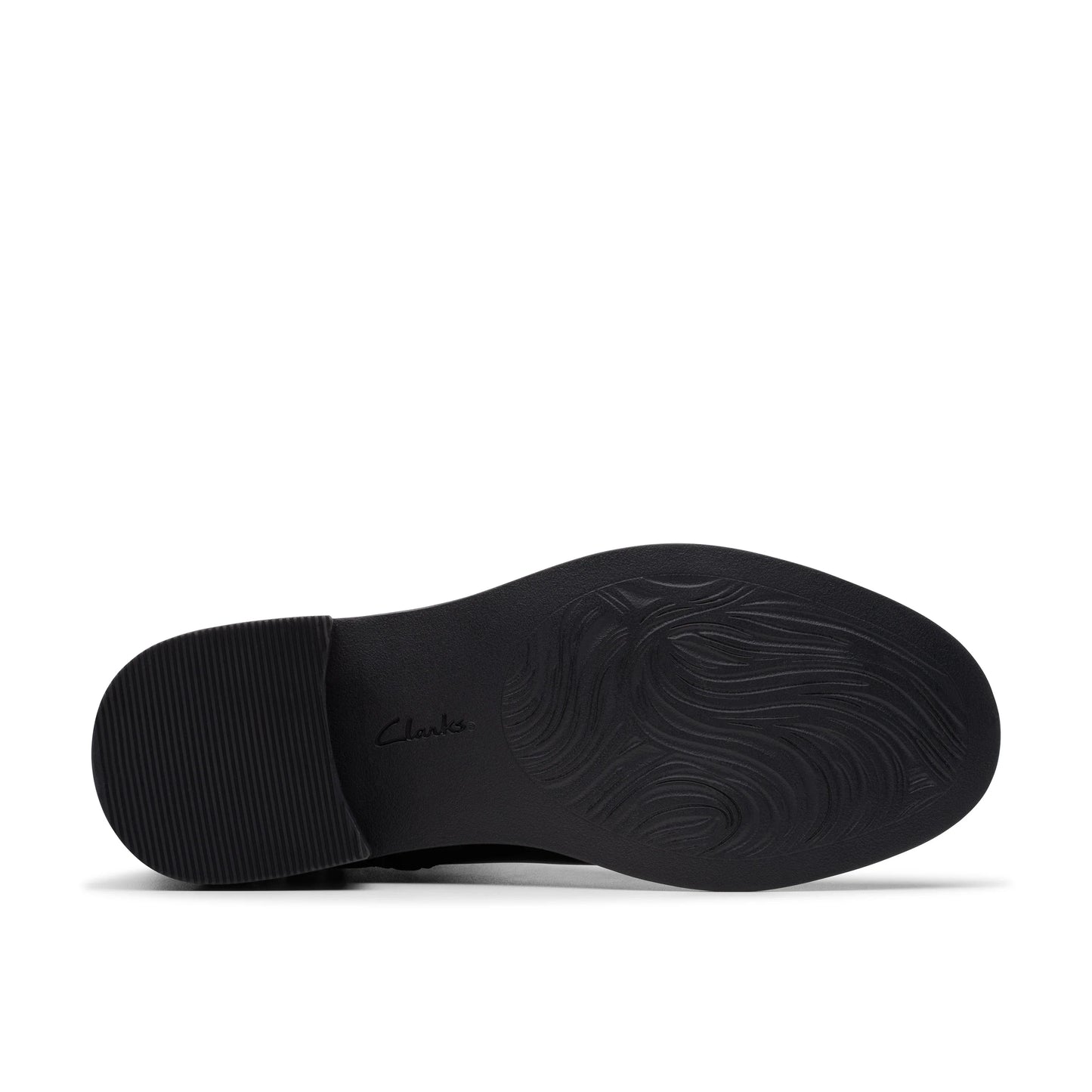 Botines De La Marca Clarks Para Mujer Modelo Maye Bella Black Leather En Color Negro