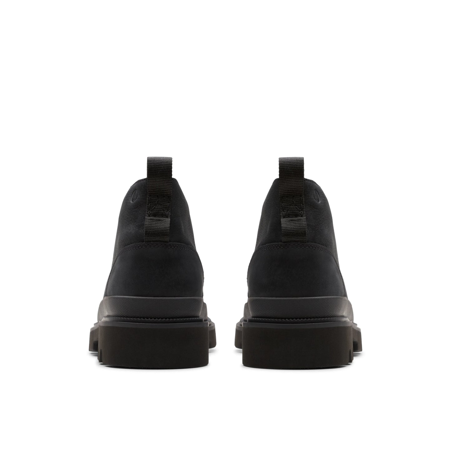 Botines De La Marca Clarks Para Hombre Modelo Badell Db Black Nubuck En Color Negro