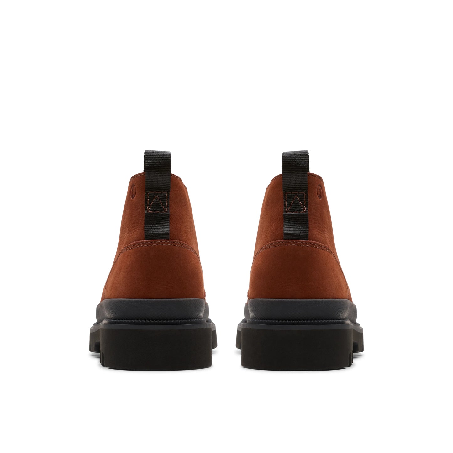 Botas De La Marca Clarks Para Hombre Modelo Badell Db Chestnut Nubuck En Color Rojo