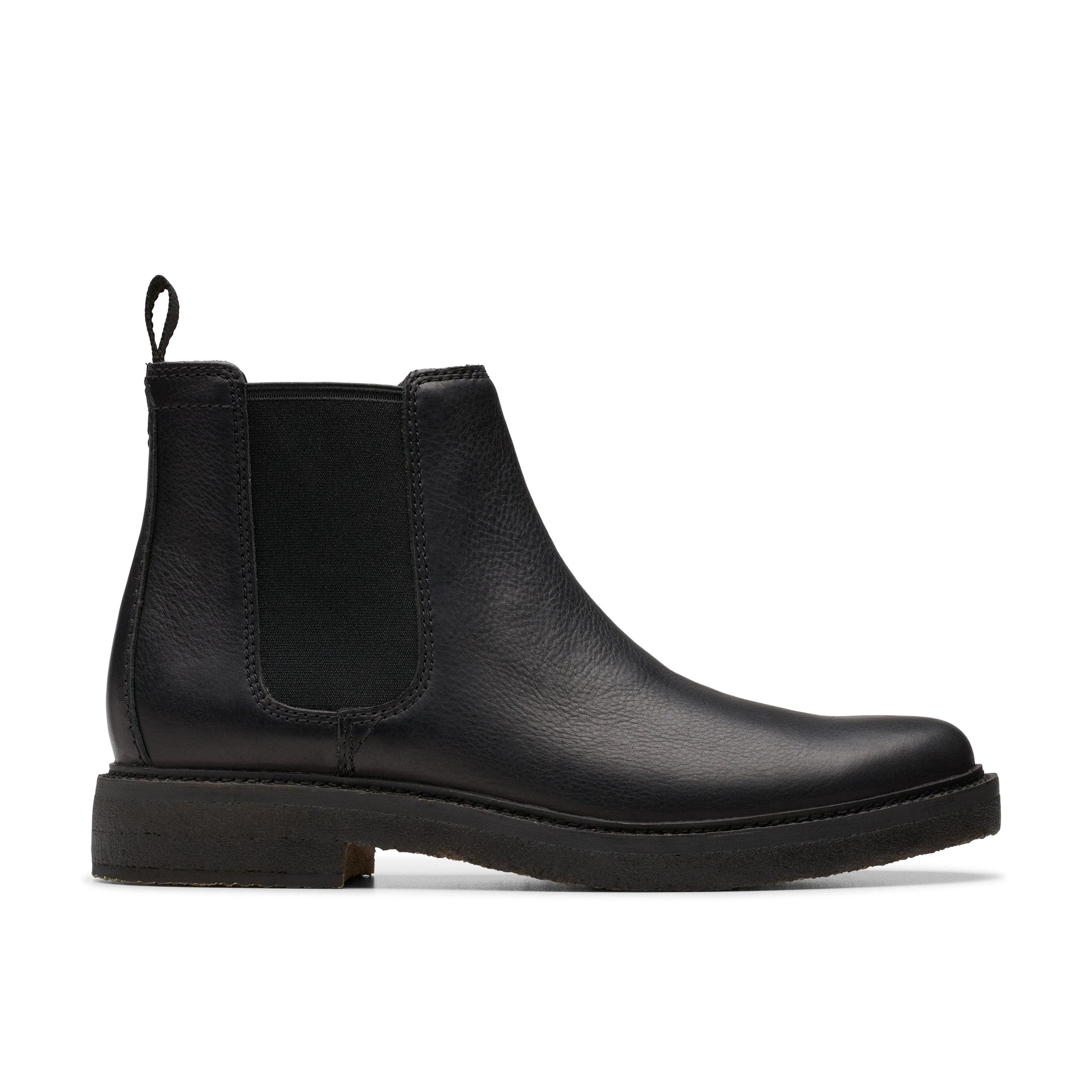 Botines Chelsea De La Marca Clarks  Para Hombre Modelo Clarkdale Easy Black Leather En Color Negro