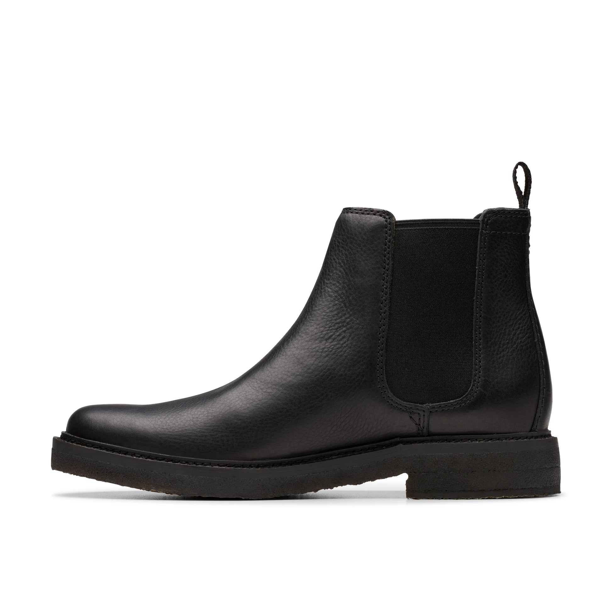 Botines Chelsea De La Marca Clarks  Para Hombre Modelo Clarkdale Easy Black Leather En Color Negro