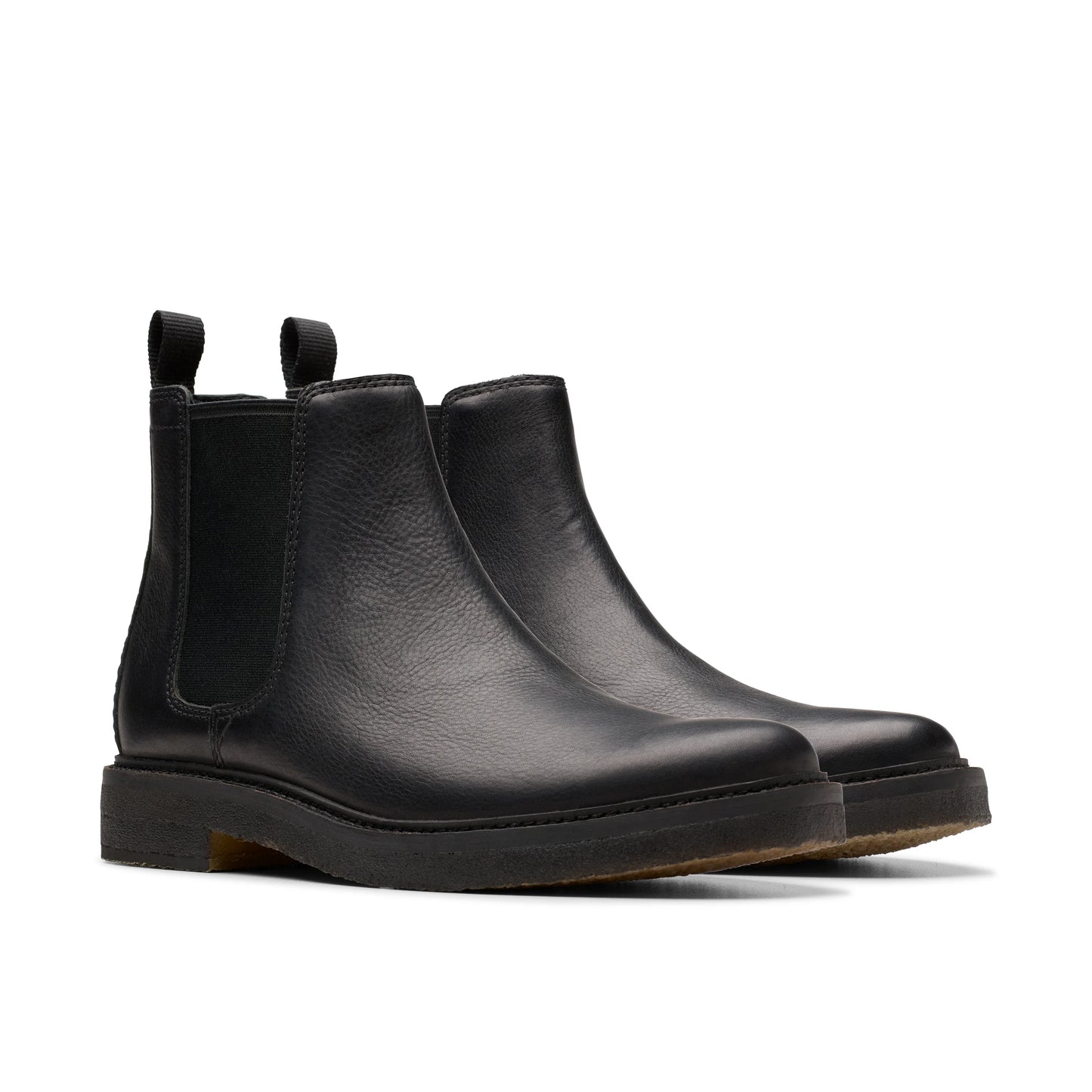 Botines Chelsea De La Marca Clarks Para Hombre Modelo Clarkdale Easy Black Leather En Color Negro