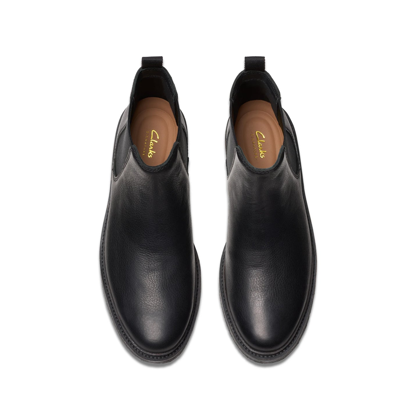 Botines Chelsea De La Marca Clarks Para Hombre Modelo Clarkdale Easy Black Leather En Color Negro