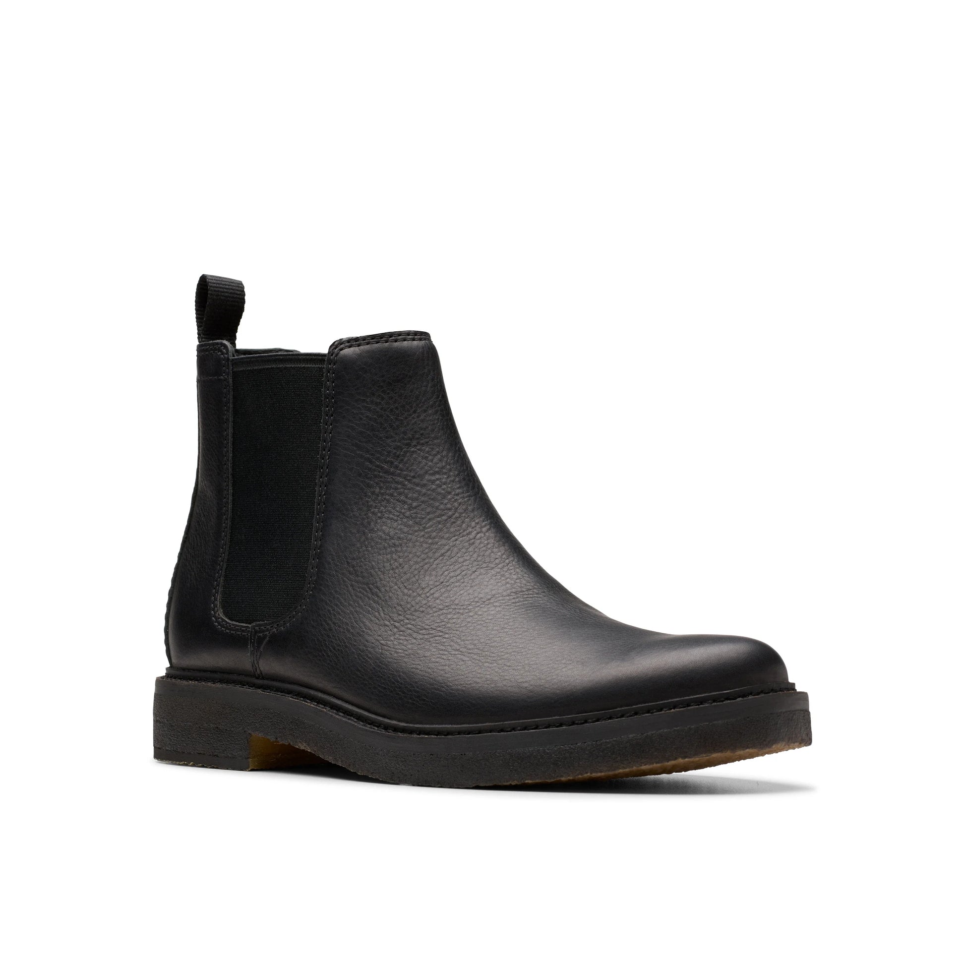 Botines Chelsea De La Marca Clarks  Para Hombre Modelo Clarkdale Easy Black Leather En Color Negro