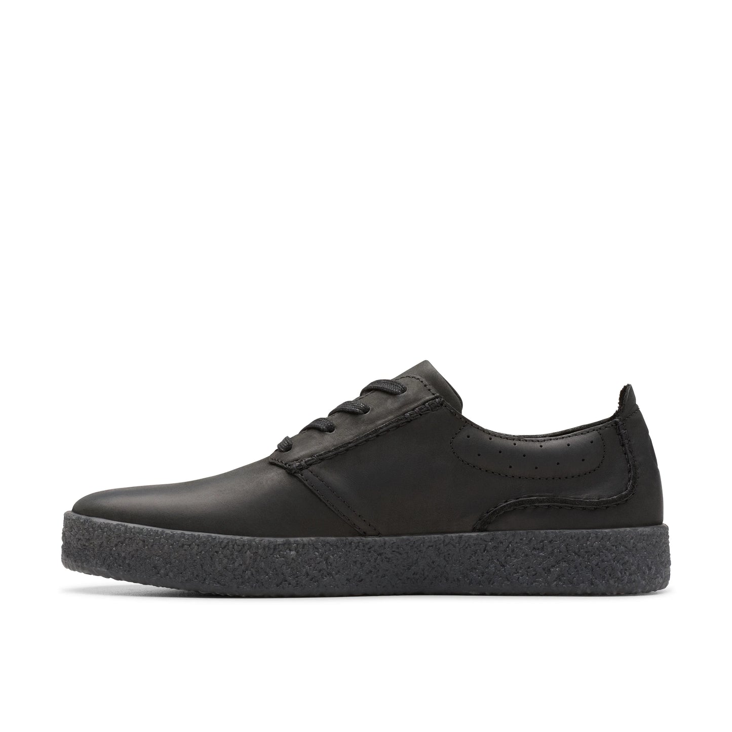 Zapatos Casual De La Marca Clarks Para Hombre Modelo Streethilllace Black Leather En Color Negro