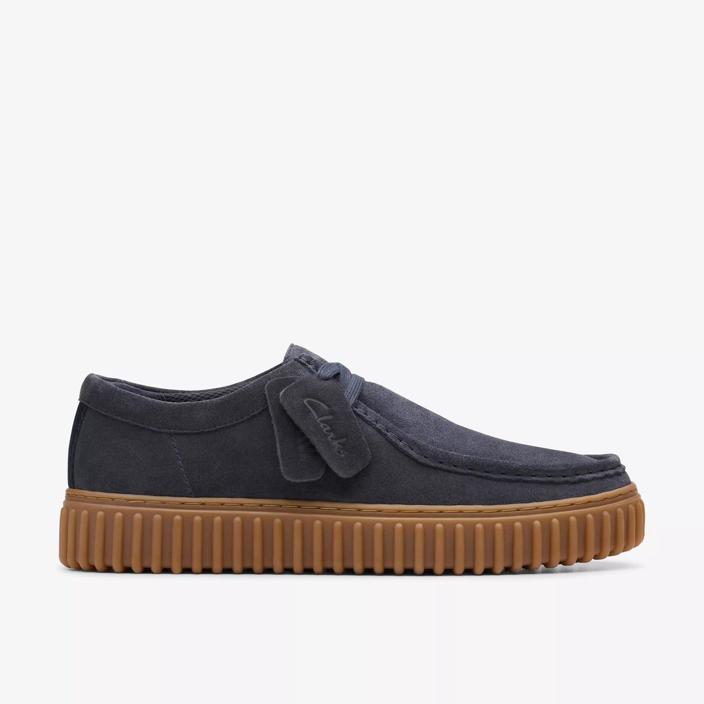 Zapatos Casual De La Marca Clarks Para Hombre Modelo Torhill Lo Navy Suede En Color Azul