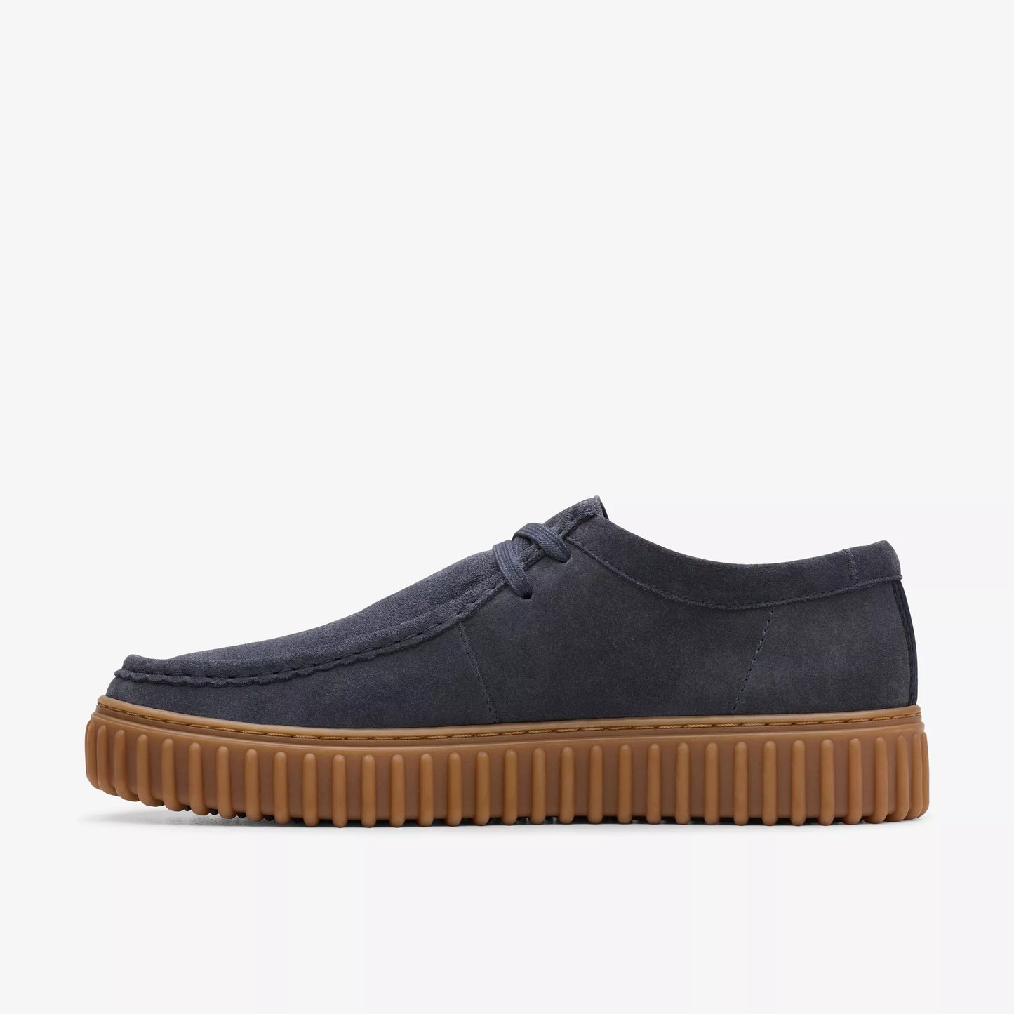 Zapatos Casual De La Marca Clarks Para Hombre Modelo Torhill Lo Navy Suede En Color Azul