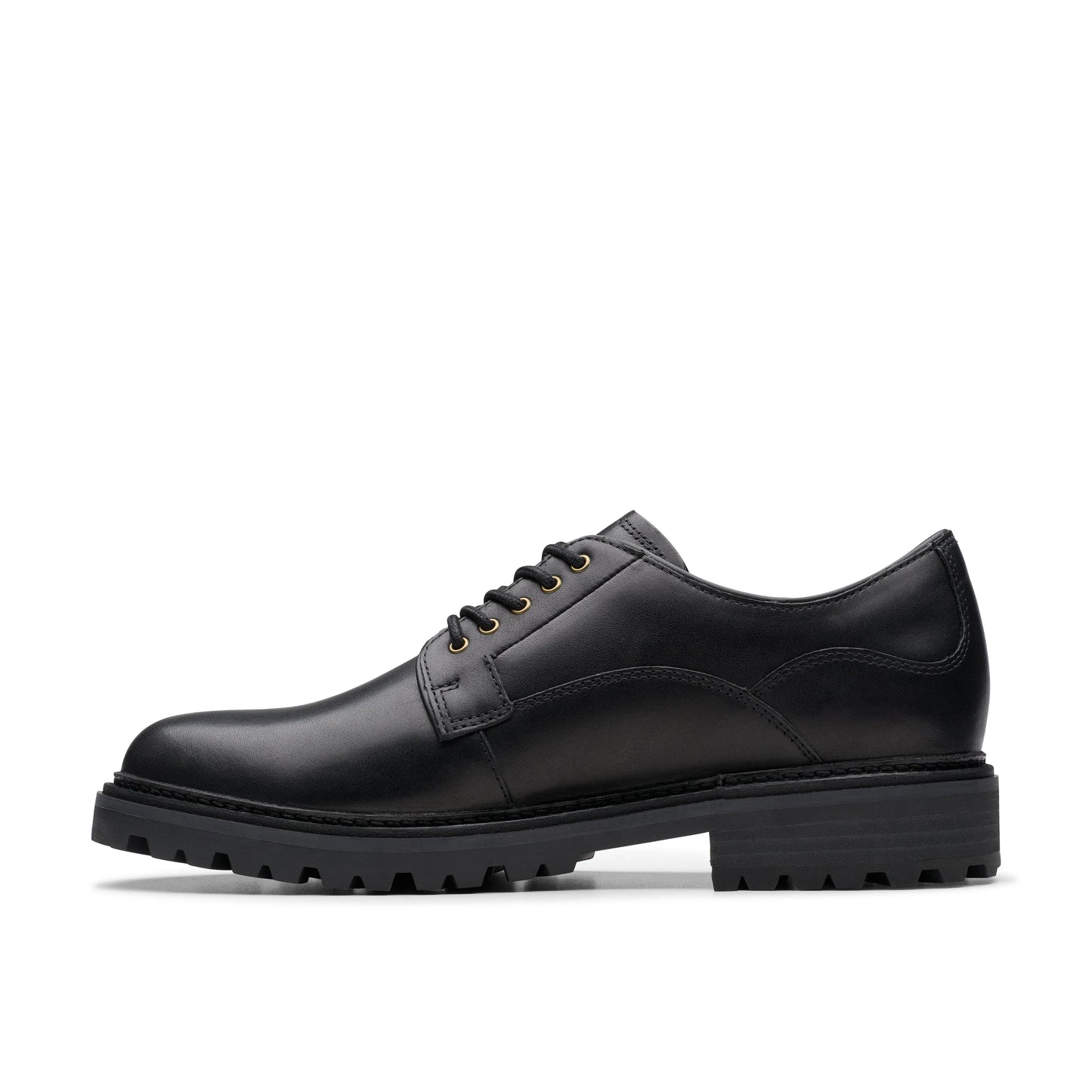 Zapatos Casual De La Marca Clarks Para Hombre Modelo Clarkridge Lo Black Leather En Color Negro
