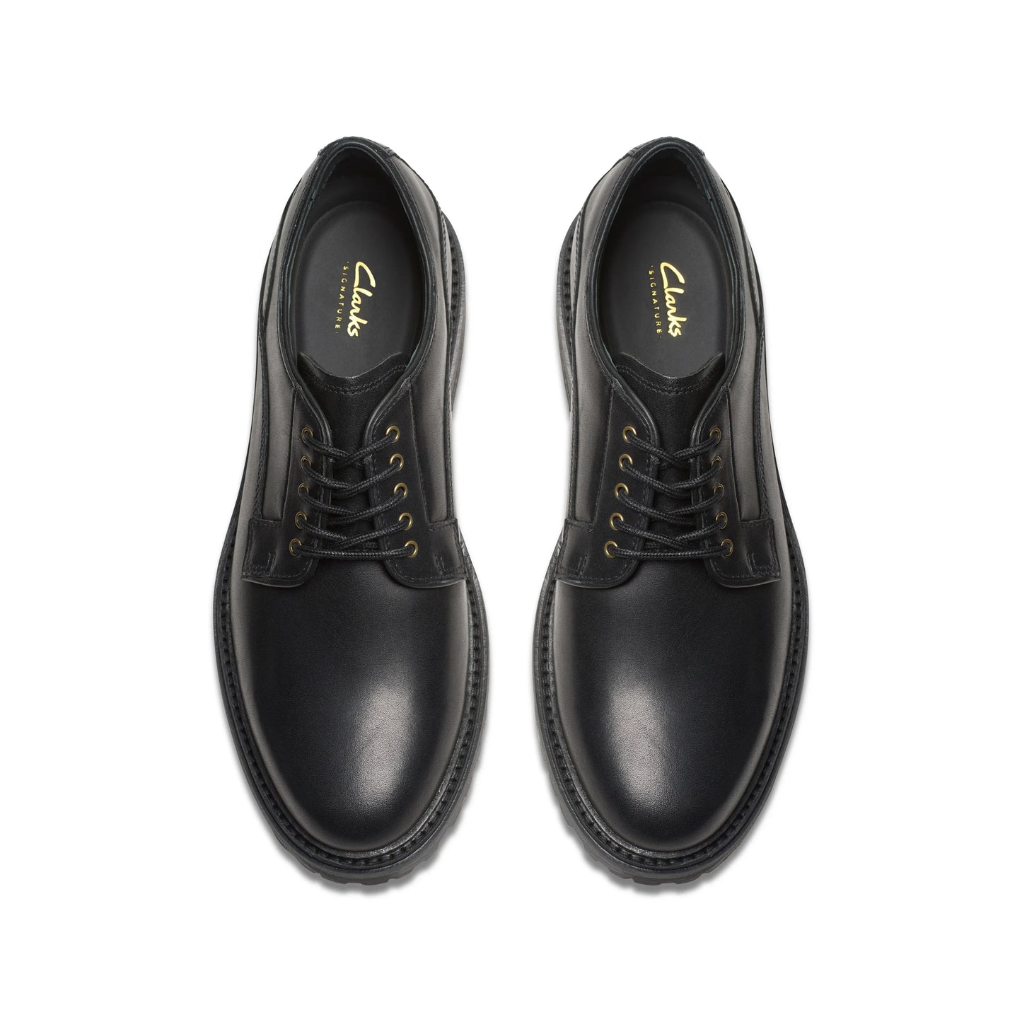 Zapatos Casual De La Marca Clarks Para Hombre Modelo Clarkridge Lo Black Leather En Color Negro