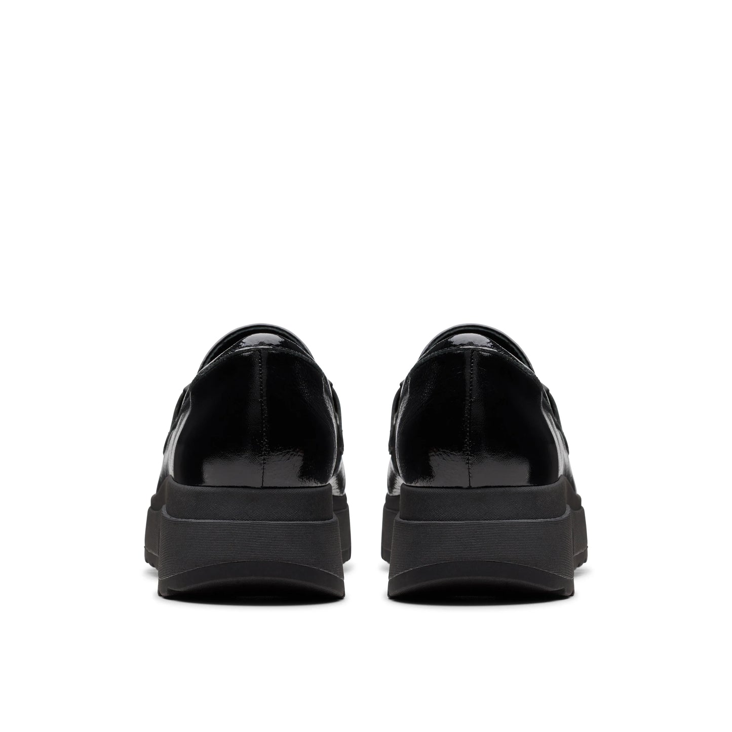 Zapatos Casual De La Marca Clarks Para Mujer Modelo Loriini Izzy Black Patent En Color Negro