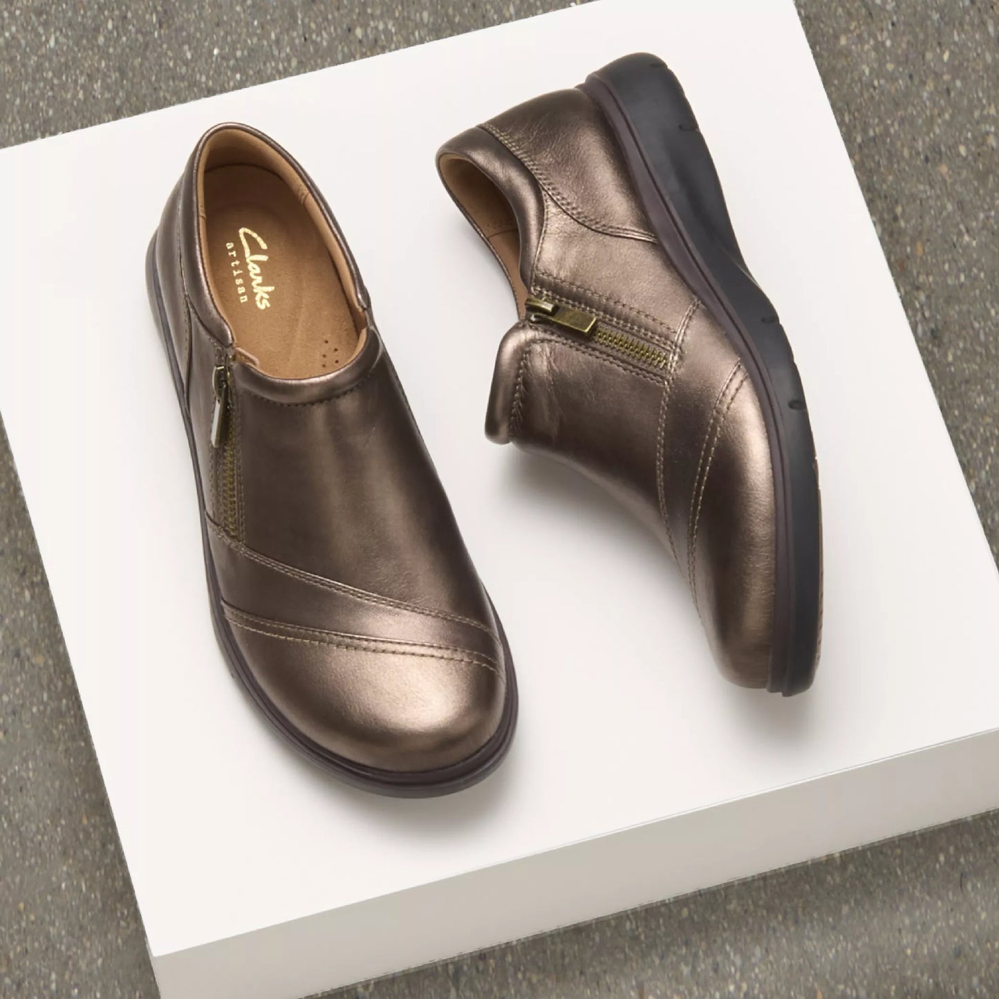 CLARKS | ZAPATOS CASUAL | MUJER | CERTINA PURE ANTIQUE BRONZE | MARRÓN