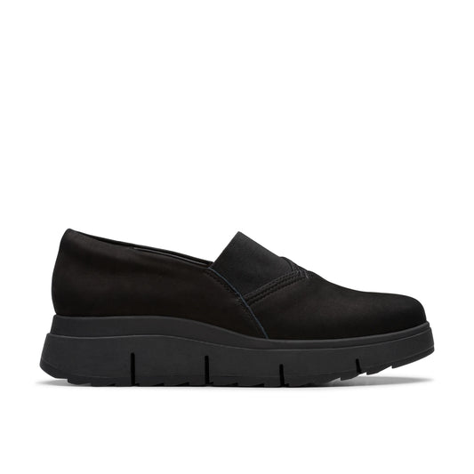 Chaussures décontractées Clarks Loriini West Black pour femmes en noir