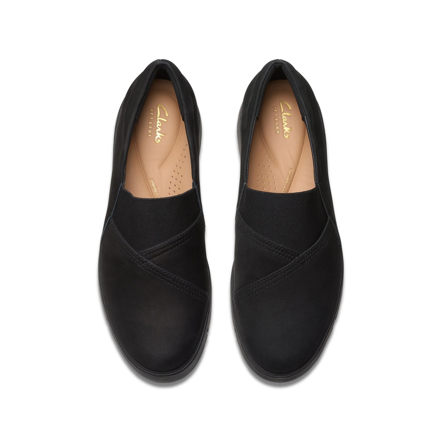 Zapatos Casual De La Marca Clarks Para Mujer Modelo Loriini West Black En Color Negro