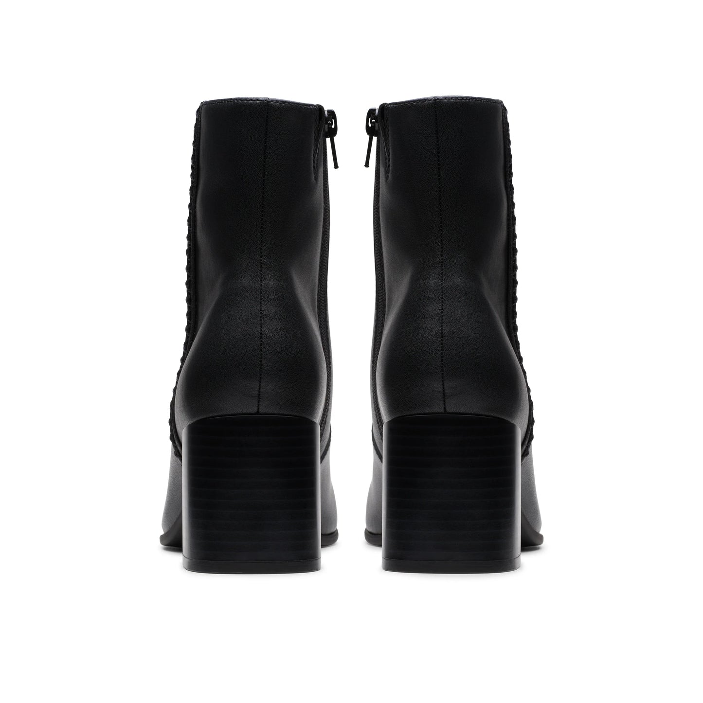 Botines De La Marca Clarks Para Mujer Modelo Keirsta Faye Black Leather En Color Negro