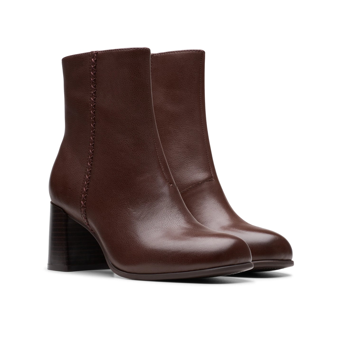 Botines De La Marca Clarks Para Mujer Modelo Keirsta Faye Brown Leather En Color Marrón