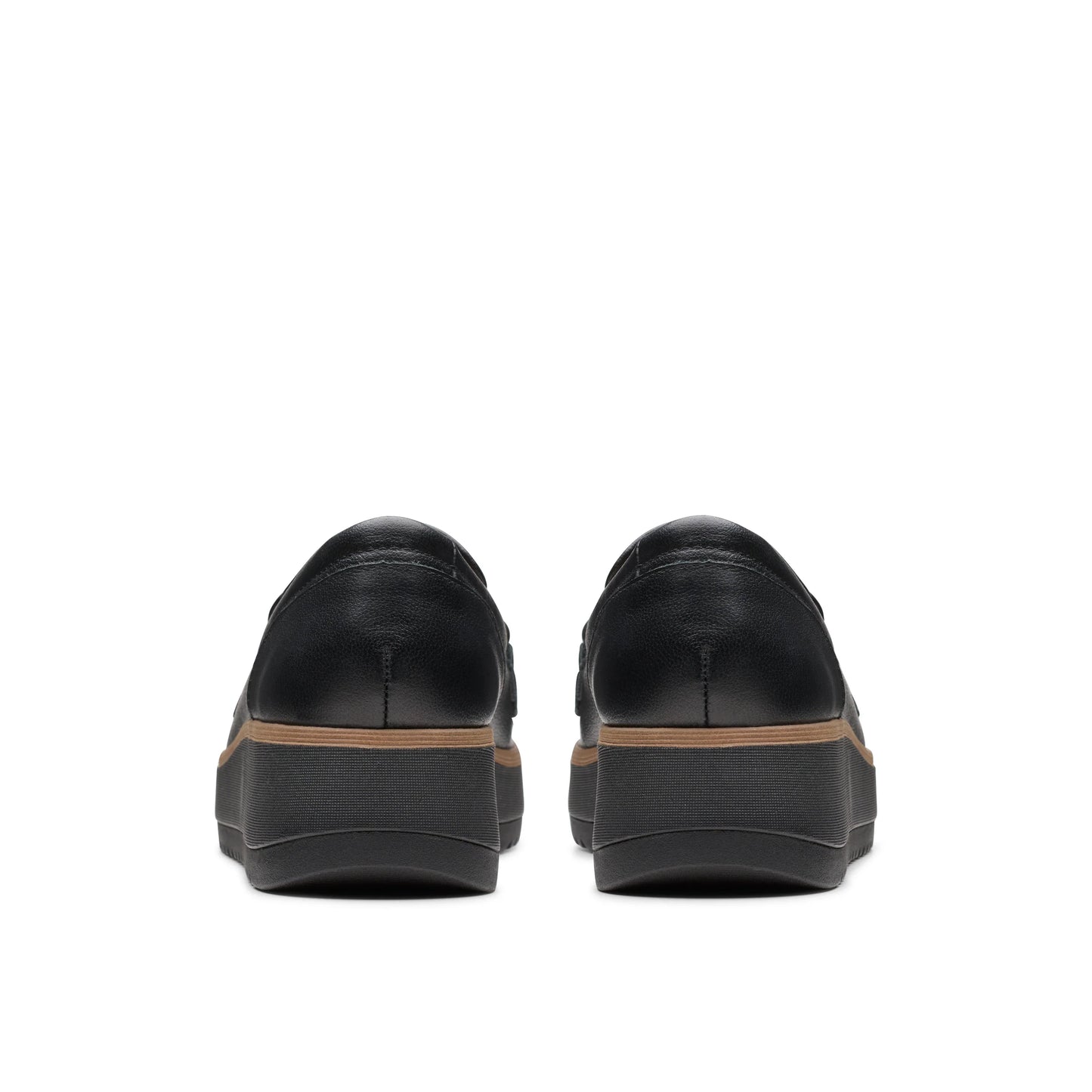 Zapatos Casual De La Marca Clarks Para Mujer Modelo Zylah May Black Leather En Color Negro