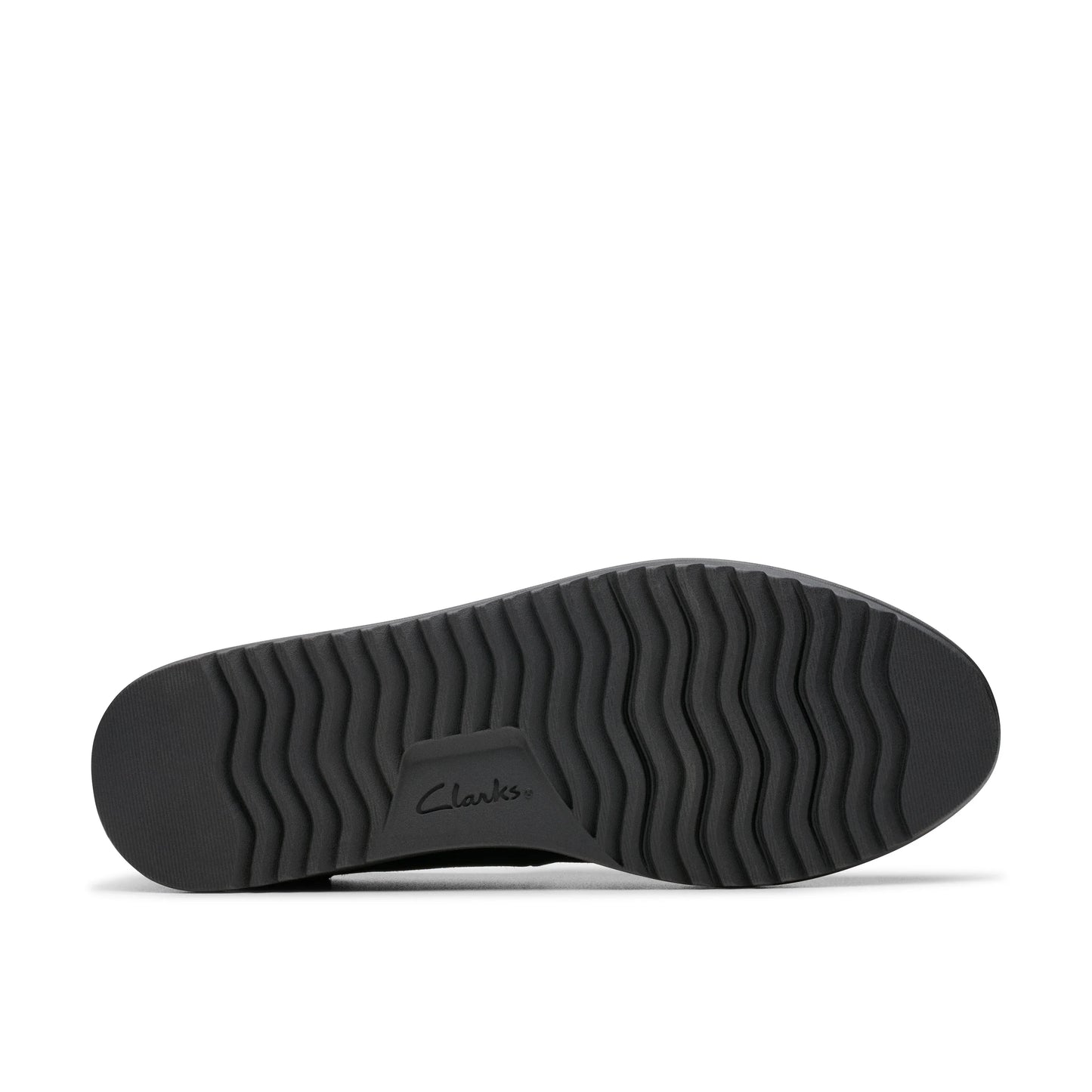 Zapatos Casual De La Marca Clarks Para Mujer Modelo Zylah Sky Black Suede En Color Negro