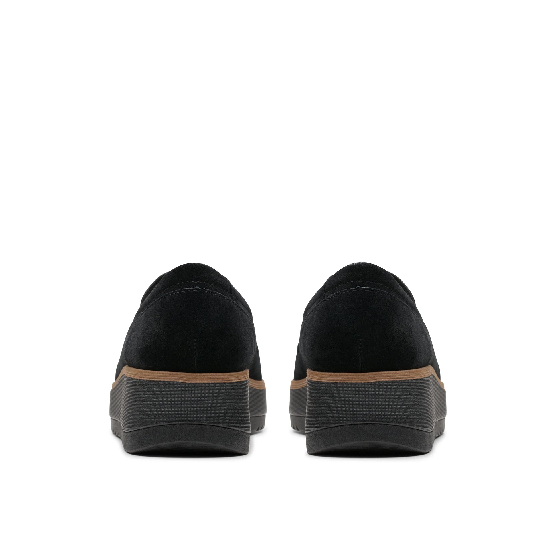 Zapatos Casual De La Marca Clarks  Para Mujer Modelo Zylah Sky Black Suede En Color Negro