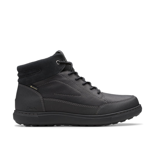 Botas De La Marca Clarks  Para Hombre Modelo Mapstone Higtx Black Wlined Leather En Color Negro