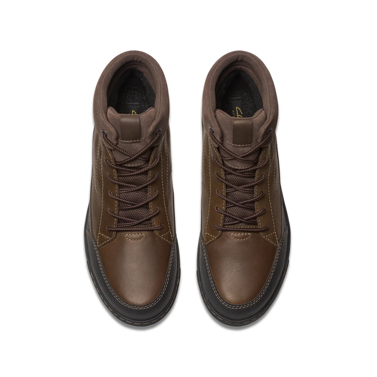Botas De La Marca Clarks Para Hombre Modelo Mapstone Higtx Dk Brown Wlined En Color Marrón