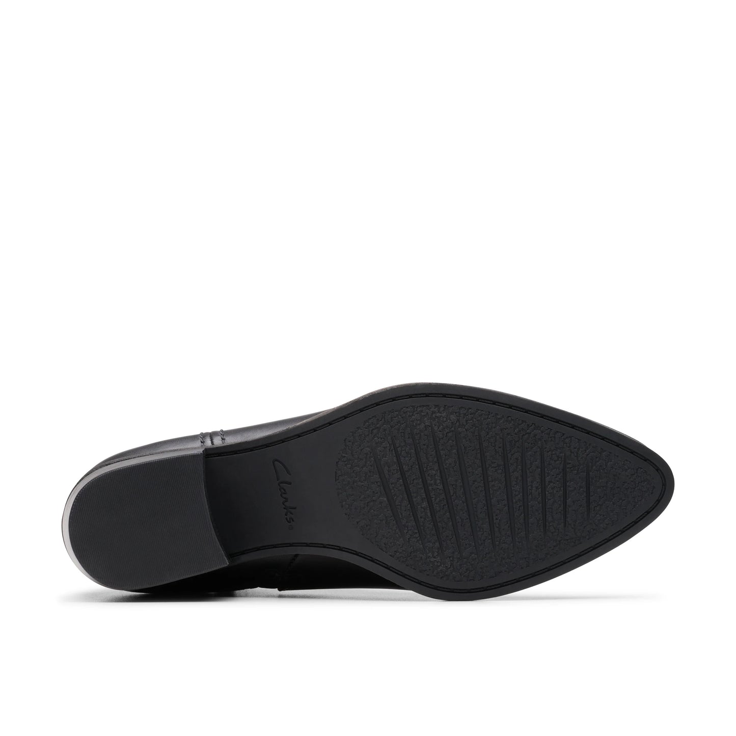 Botines De La Marca Clarks Para Mujer Modelo Morzine Sky Black Leather En Color Negro