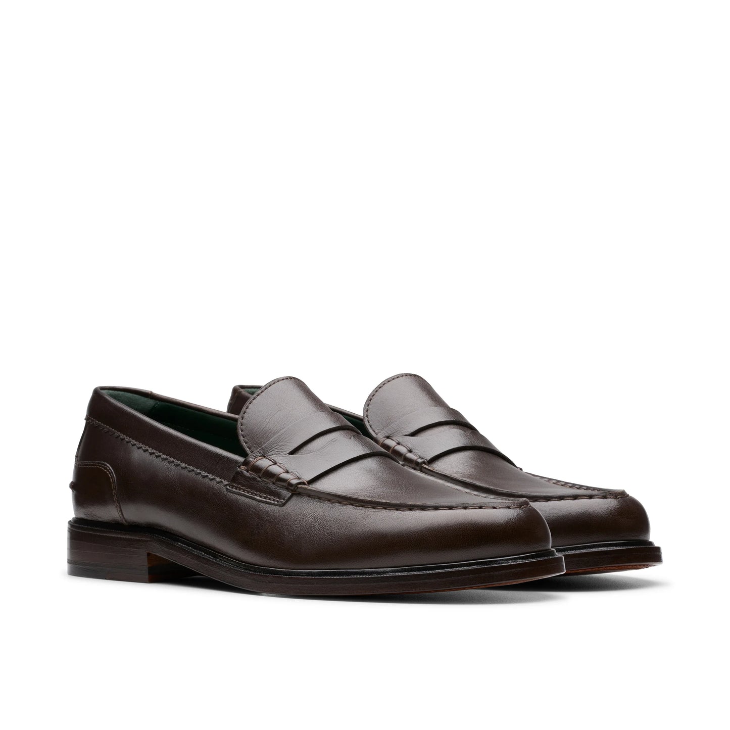 Mocasines De La Marca Clarks Para Hombre Modelo Craftjames Lo Dark Brown Leather En Color Marrón