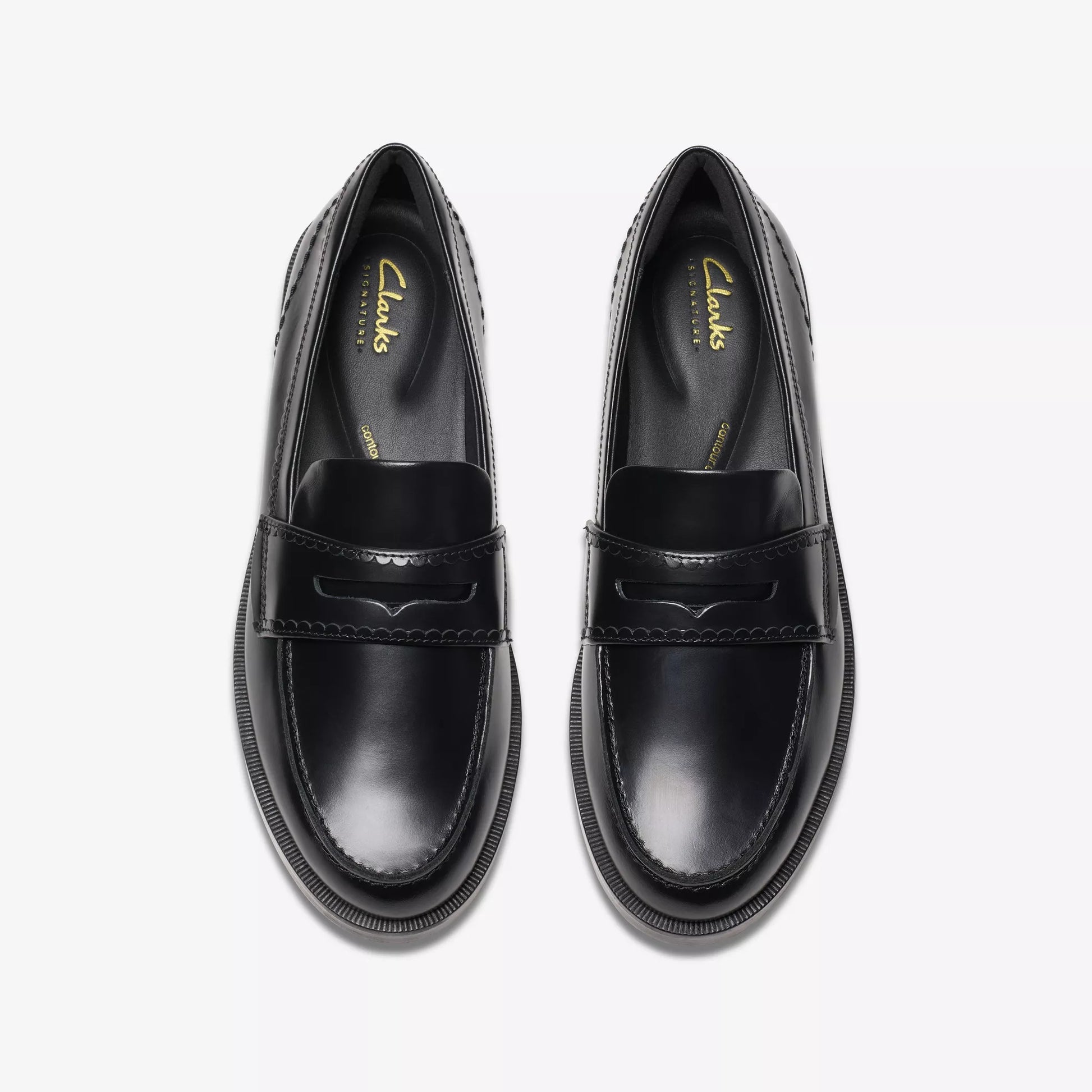 Zapatos Casual De La Marca Clarks  Para Mujer Modelo Straven Edge Black Leather En Color Negro