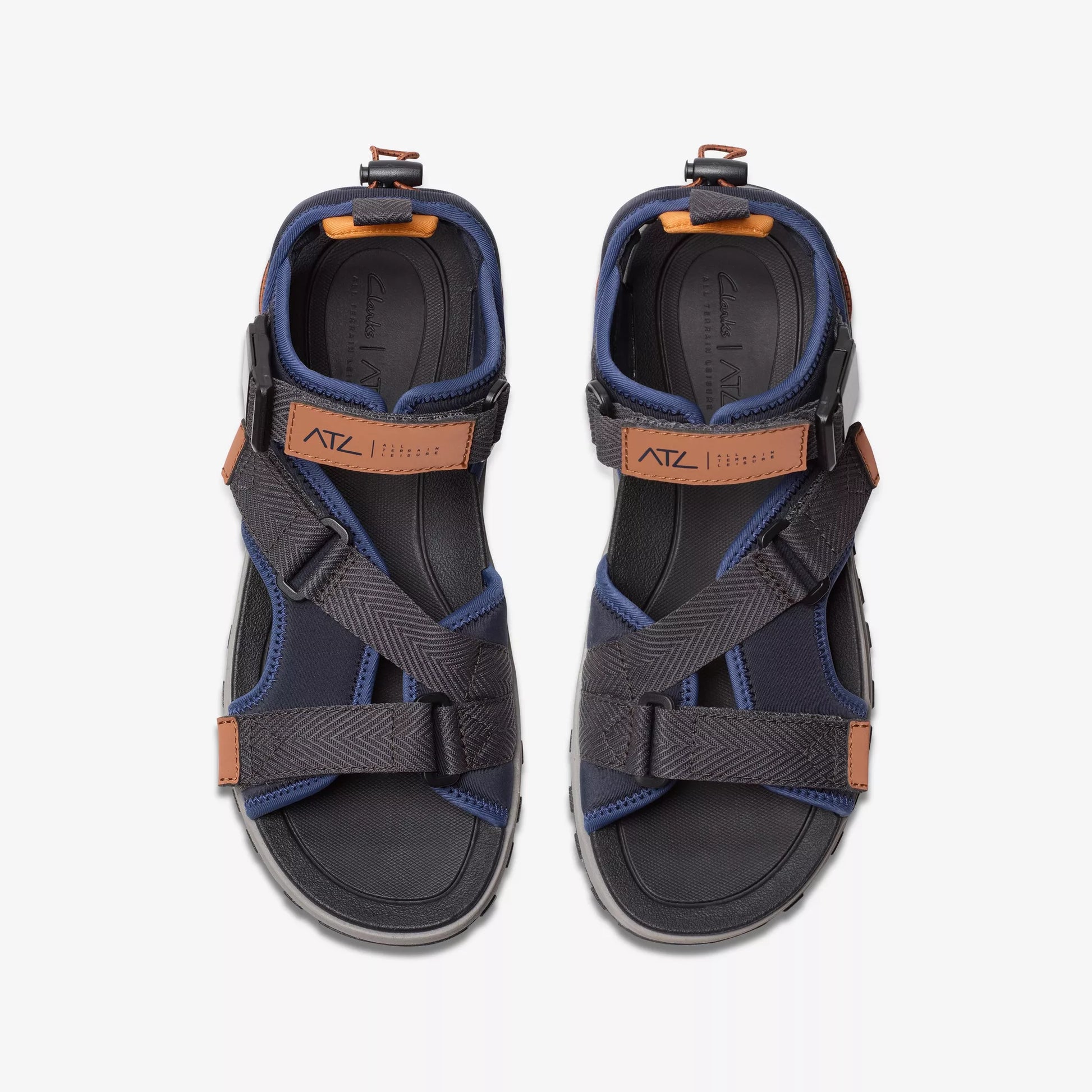 Sandalias De La Marca Clarks  Para Hombre Modelo Atl Trek Tide Navy Combi En Color Azul