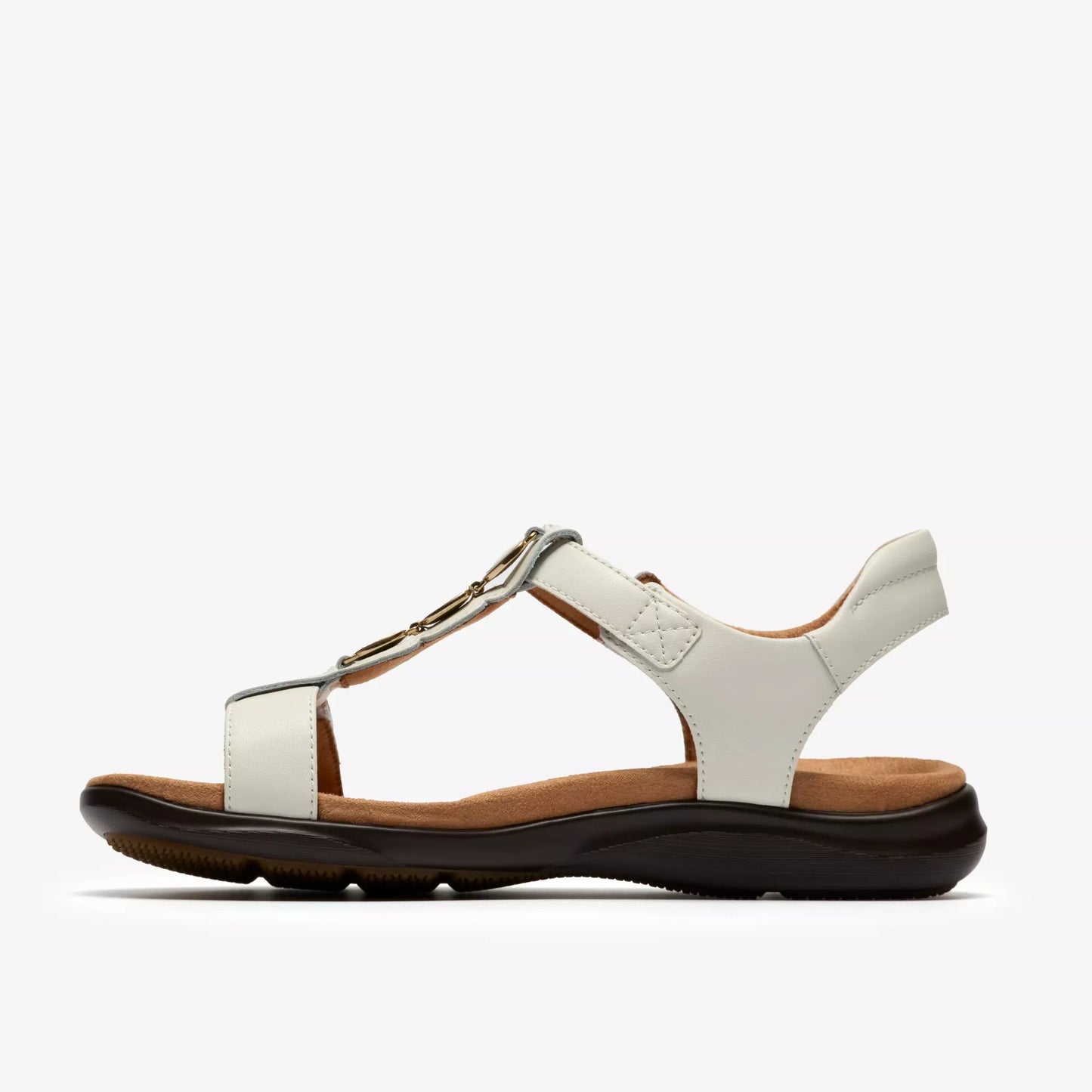 CLARKS | SANDALIAS | MUJER | KITLY GEM WHITE LEATHER | BLANCO