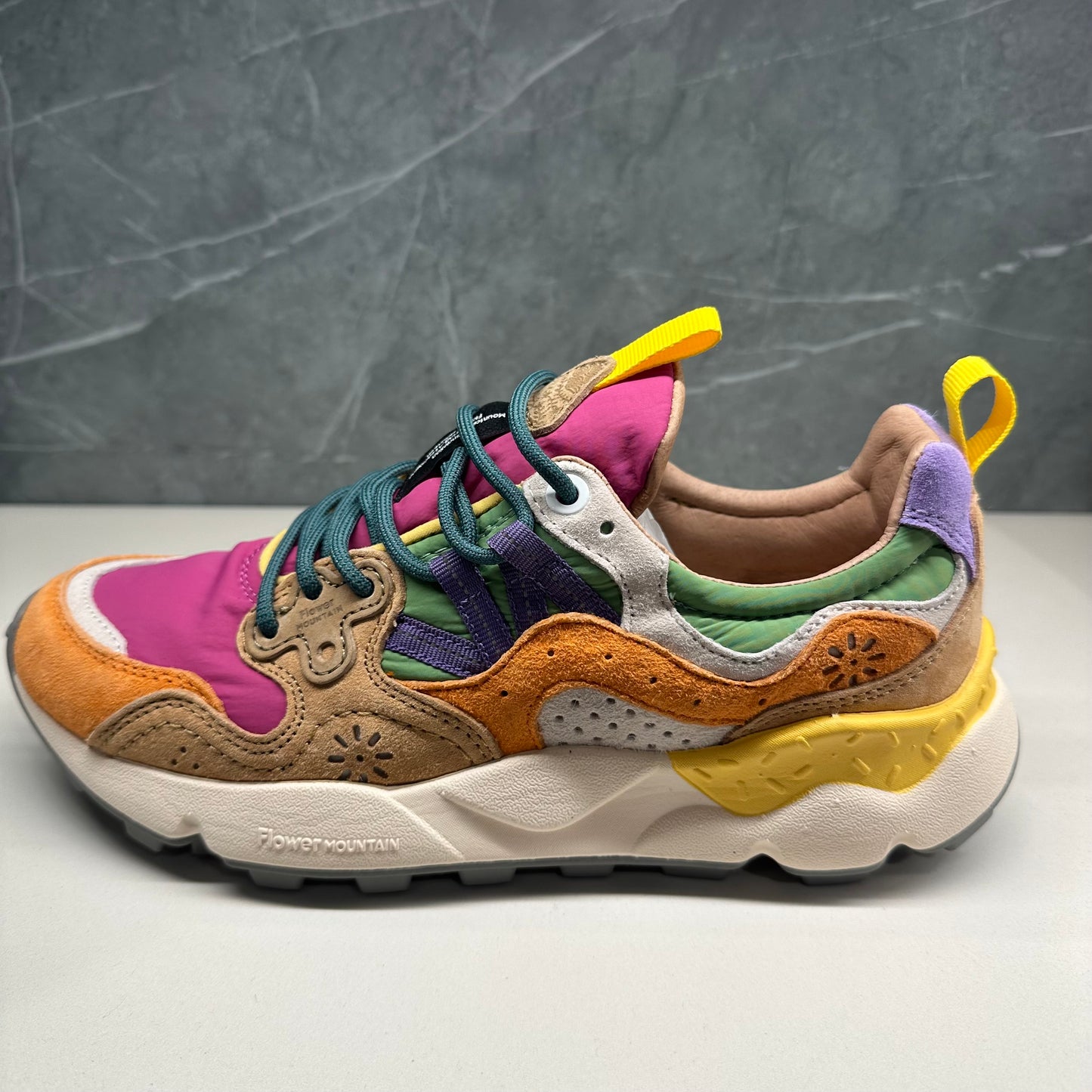 FLOWER MOUNTAIN | SNEAKERS | MUJER | YAMANO 3 WOMAN ORANGE-FUCHSIA