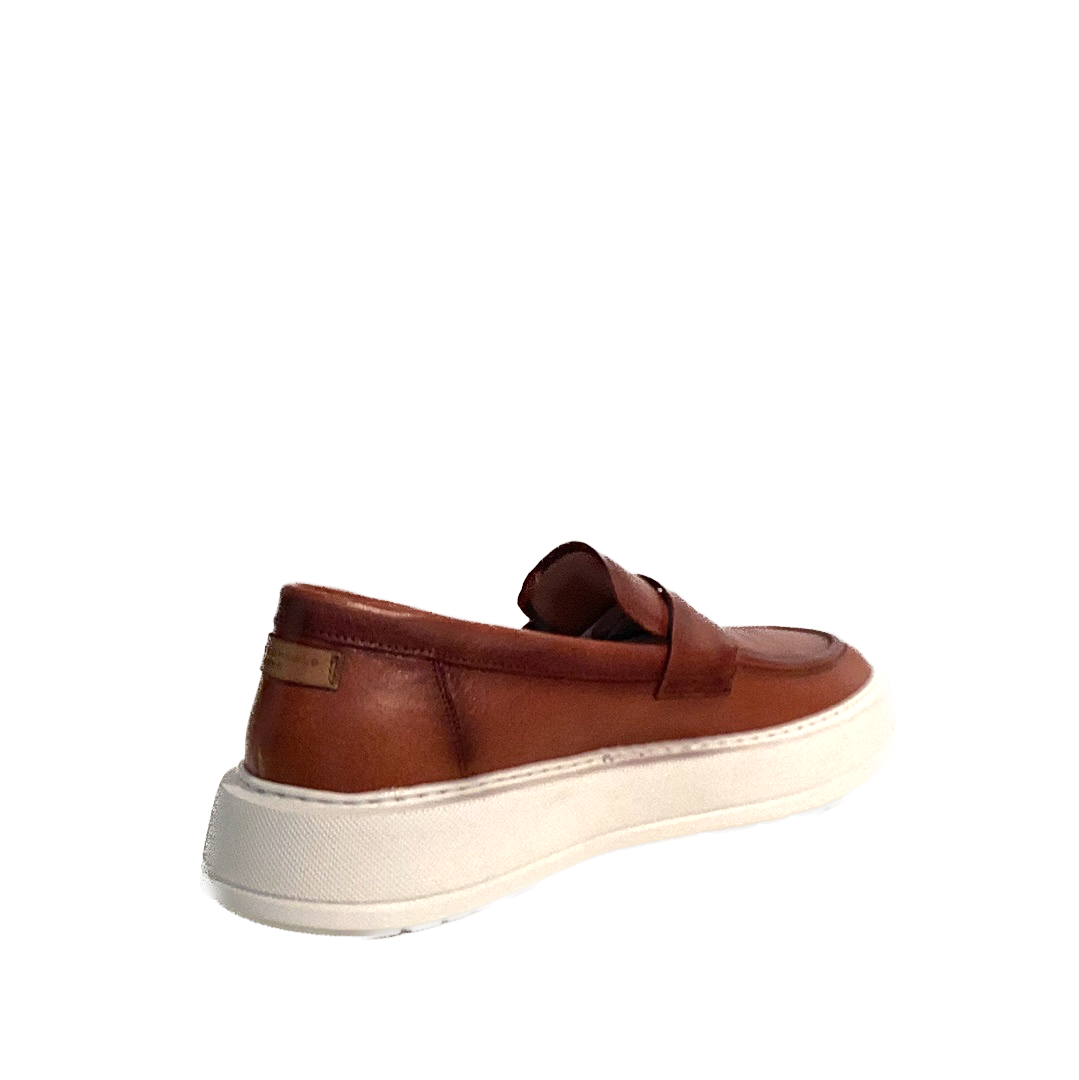 LUIS GONZALO 1966 | MOCASSINS HOMME | MOCASSINS CASQUE EN CUIR HOMME | MARRON MD 8088H