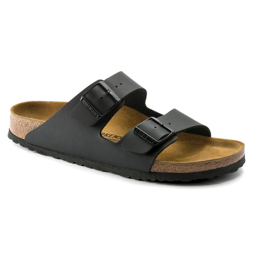 Birkenstock UNISEX Markensandalen Arizona Birko-Flor Black Modell in Schwarz