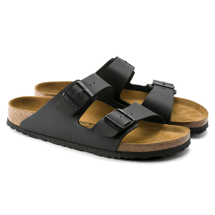 Birkenstock UNISEX Markensandalen Arizona Birko-Flor Black Modell in Schwarz