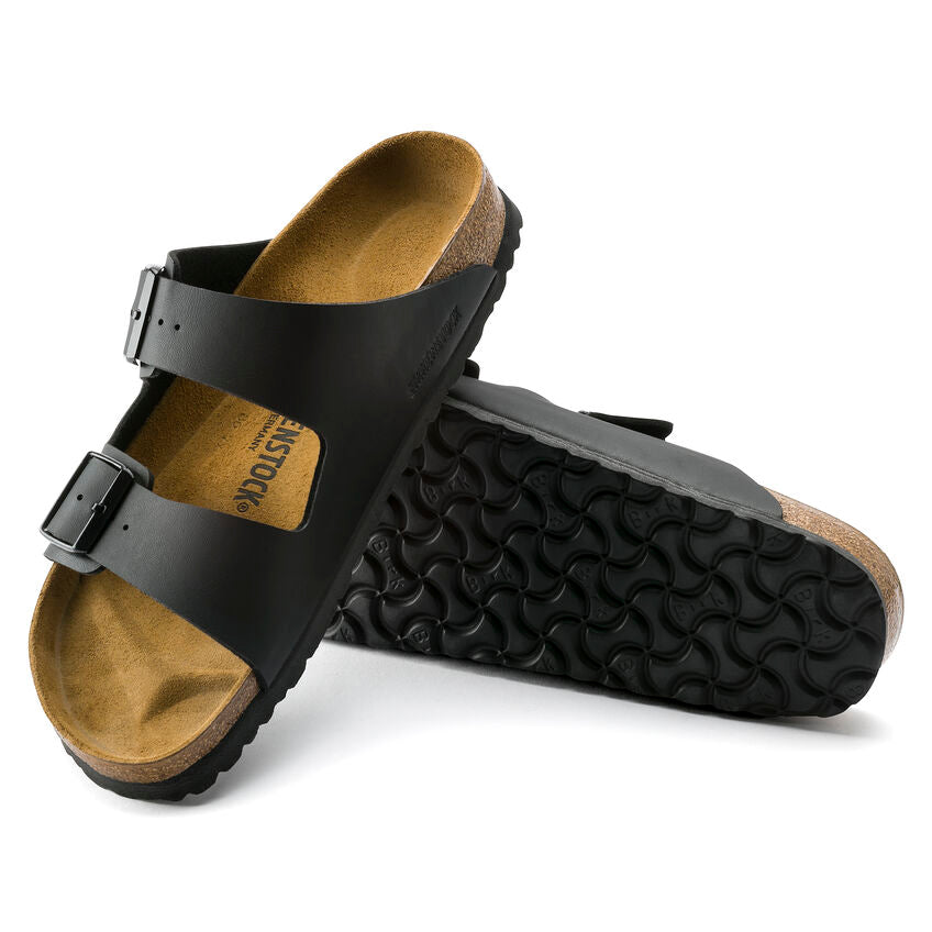 Birkenstock UNISEX Markensandalen Arizona Birko-Flor Black Modell in Schwarz