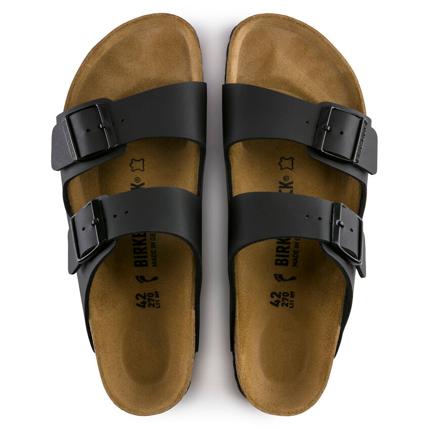 Birkenstock UNISEX Markensandalen Arizona Birko-Flor Black Modell in Schwarz