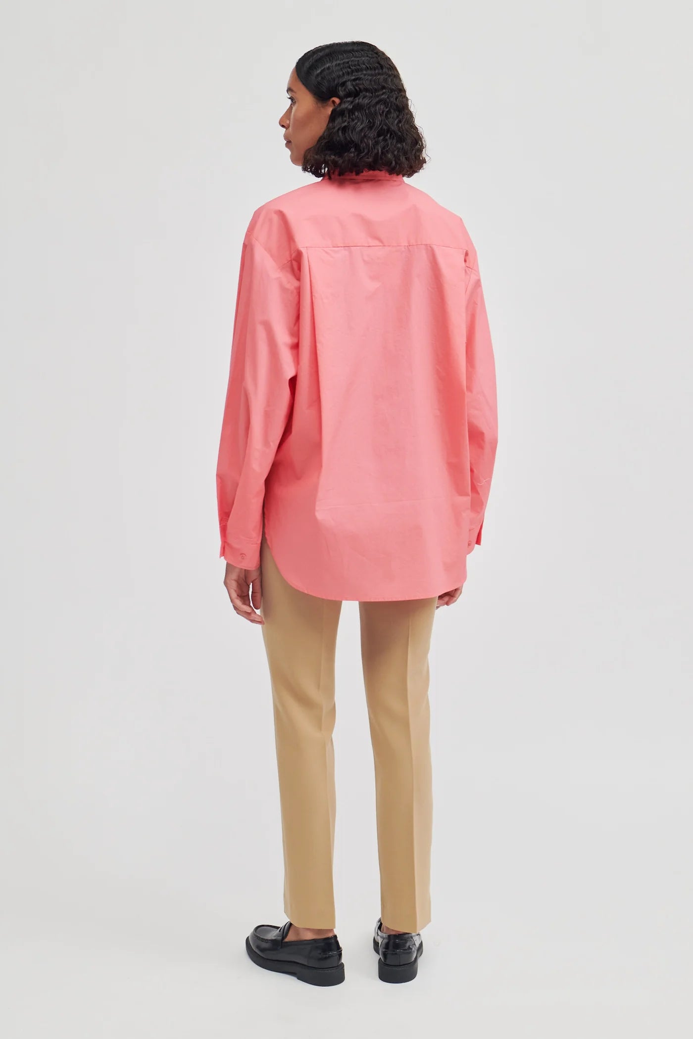 SECOND FEMALE | PANTALÓN MUJER | FIQUE SPLIT TROUSERS MOLÉ | MARRÓN