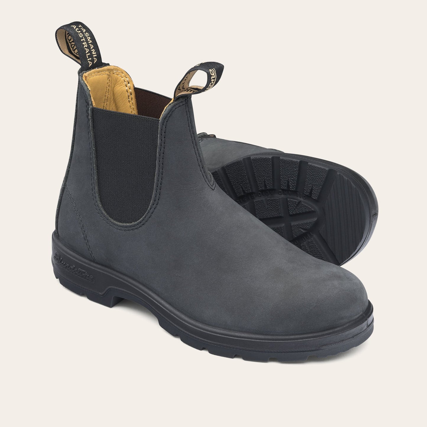 BLUNDSTONE | UNISEX CHELSEA-STIEFEL | IKONISCHER CHELSEA-STIEFEL RUSTIC BLACK | SCHWARZ