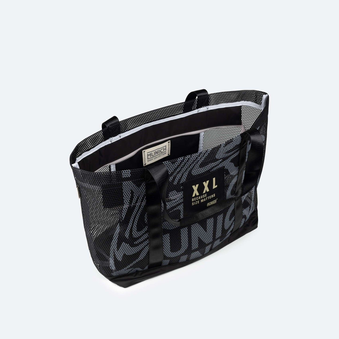 Bolsa de la marca munich unisex modelo go go ginger shopper black en color negro