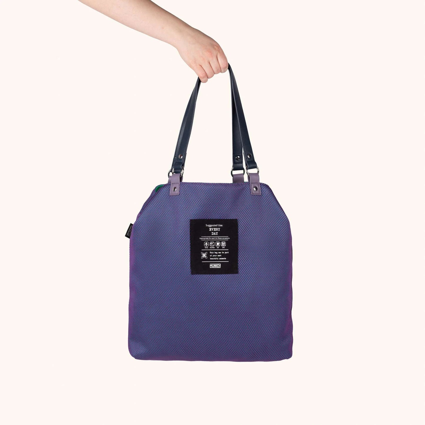 MUNICH | BAGS | WOMEN | GOGO SPIN REVERSIBLE TOTE BAG | LILAC