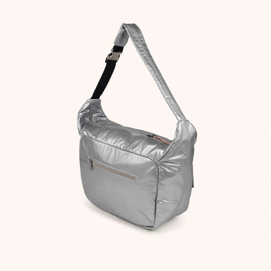 MUNICH | BOLSOS | MUJER | DEEP RECYCLED HOBO | PLATEADO