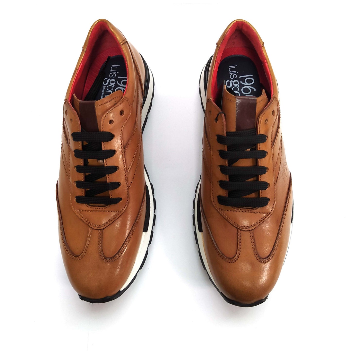 LUIS GONZALO 1966 | MEN'S DRESS SNEAKERS | SIOUX TAMP NOV BASKED OLD LEATHER | BROWN