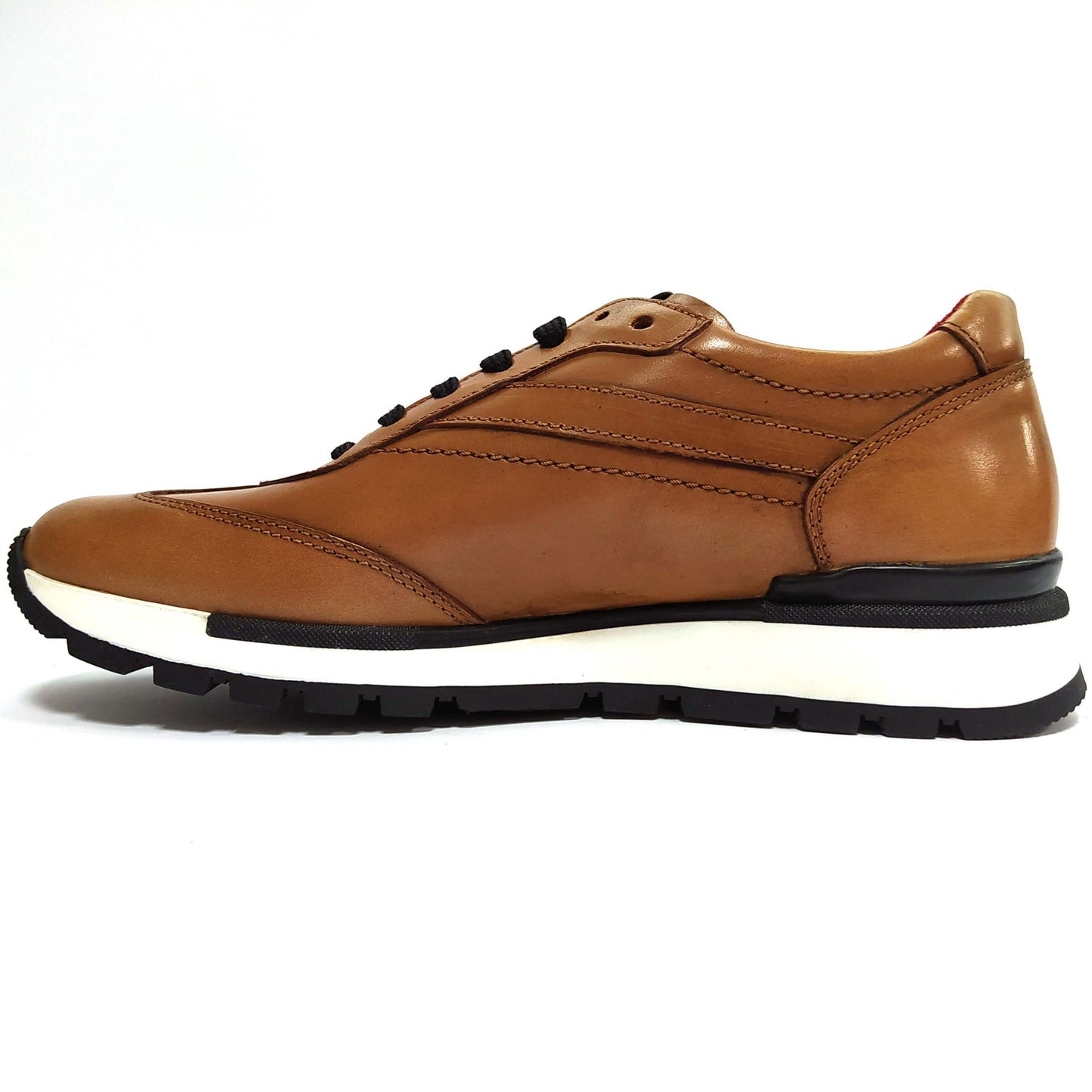 LUIS GONZALO 1966 | MEN'S DRESS SNEAKERS | SIOUX TAMP NOV BASKED OLD LEATHER | BROWN