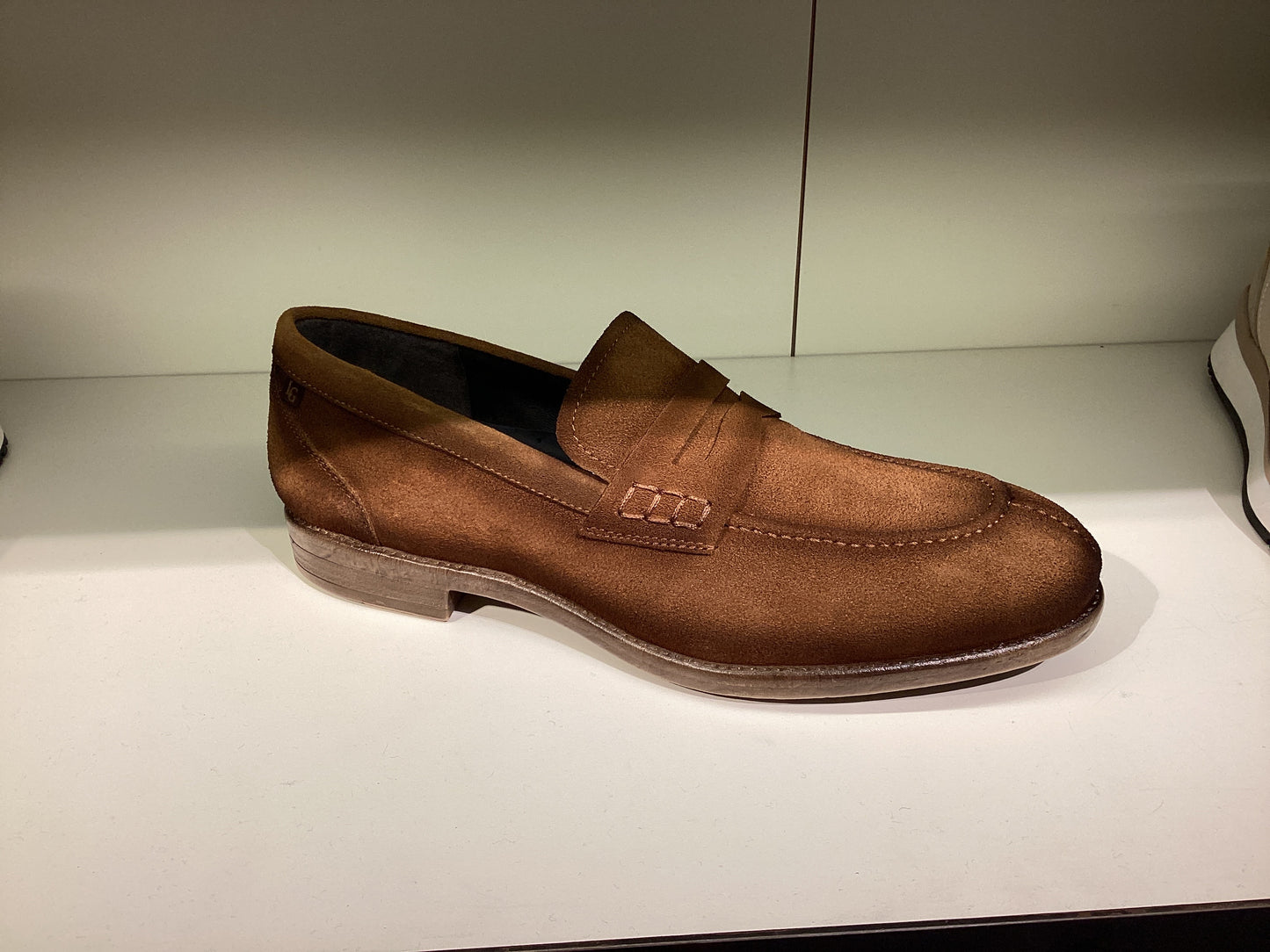 LUIS GONZALO 1966 | HERREN-LOAFERS | LEDER-MASKEN-LOAFERS | BRAUN
