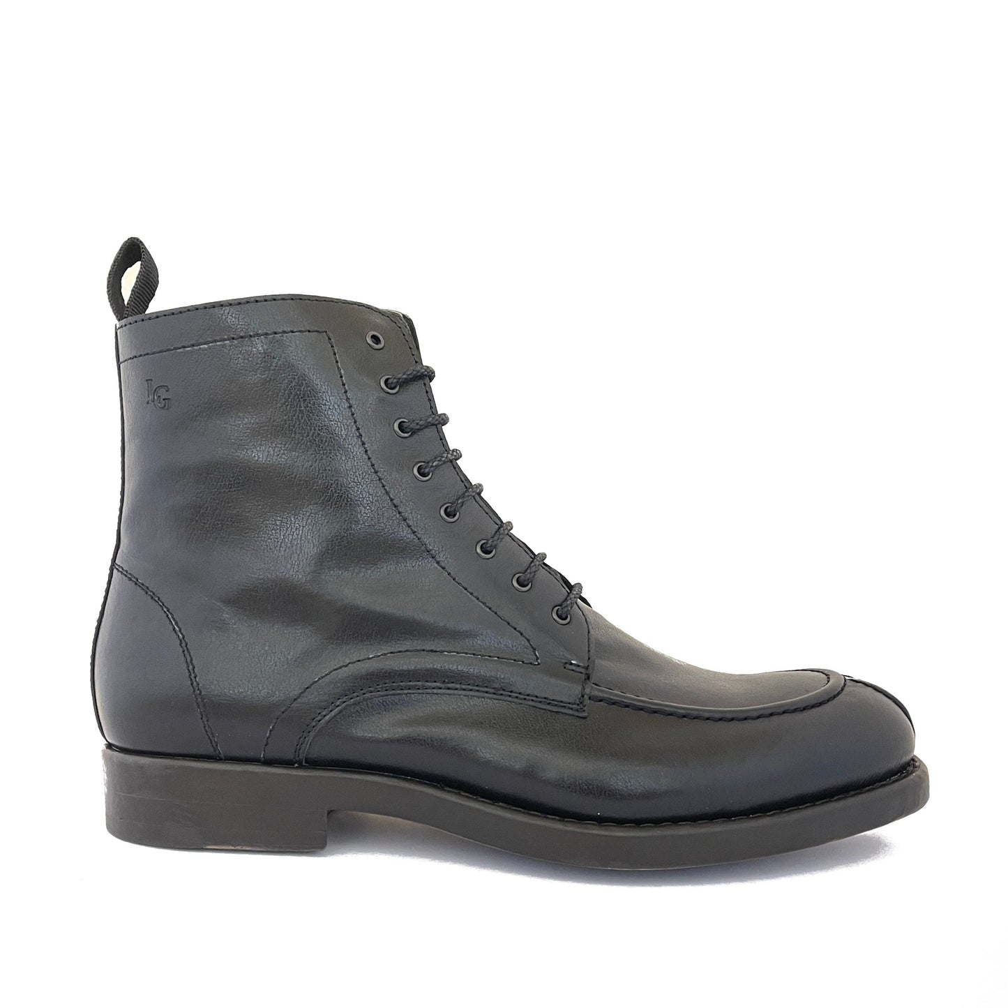 LUIS GONZALO 1966 | HERRENSTIEFEL | C-127 LEDER-SCHNÜRSTIEFEL | BRAUN