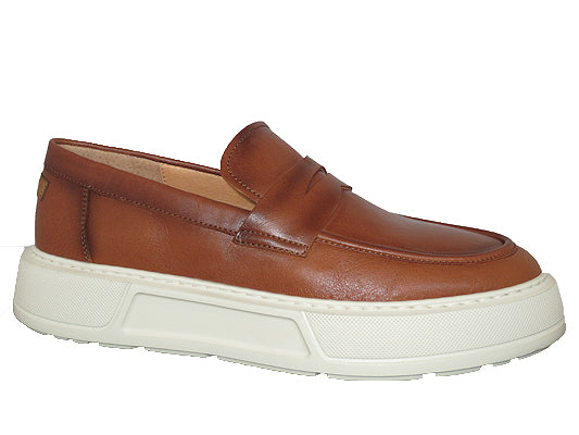 LUIS GONZALO 1966 | MOCASSINS HOMME | MOCASSINS CASQUE EN CUIR HOMME | MARRON MD 8088H